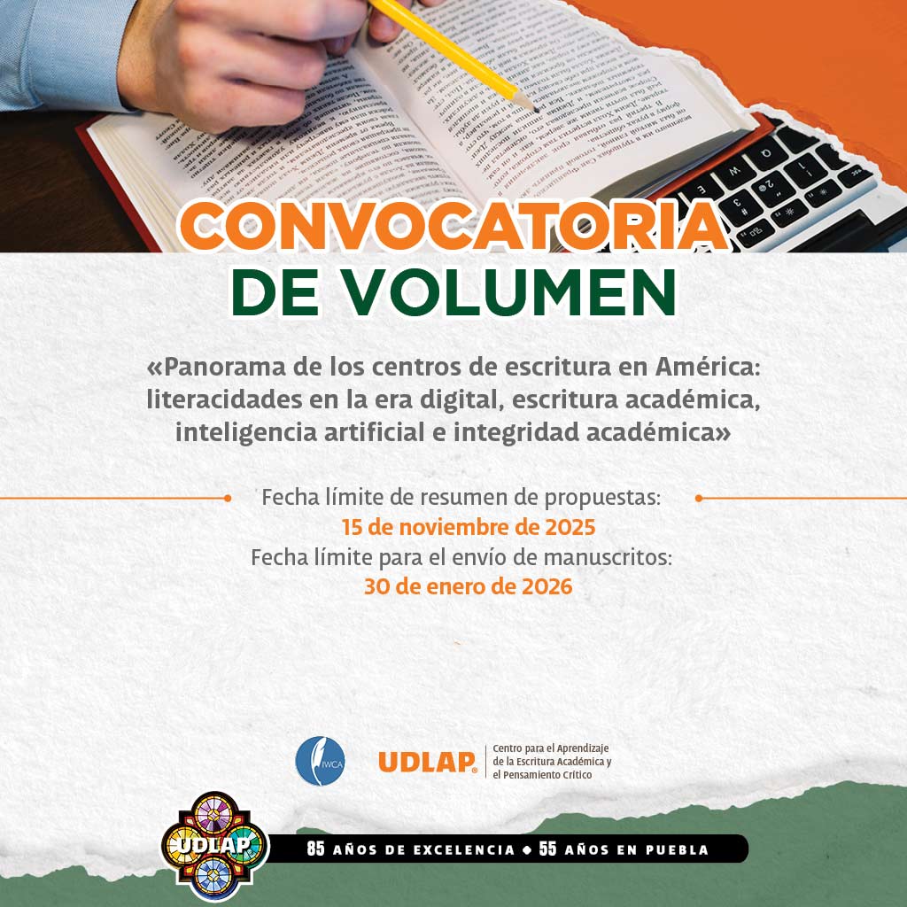 Convocatoria de volumen UDLAP