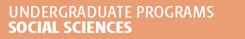 Undergraduate programsSchool of Social Sciences